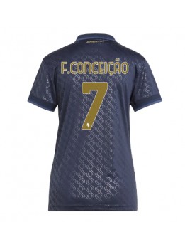 Juventus Francisco Conceicao #7 Ausweichtrikot für Frauen 2024-25 Kurzarm